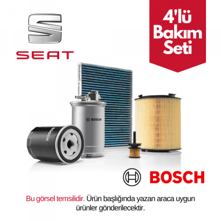 Bosch Seat Cordoba 2003-2009 1.2 Benzinli BME Motor Yağ Bakım Seti